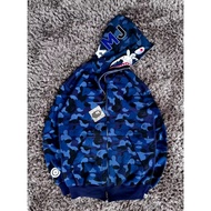 BAPE COLLABS NAVY ZIPPER HOODIE