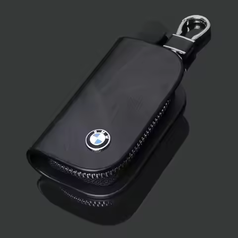 Leather Car Key Case Full Cover Protection Shell Bag For BMW M F10 F20 F30 G20 G30 G01 F15 F16 G02 G