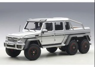 全新未開封 日版 1/18 Mercedes-Benz G63 AMG 6X6 Silver AUTOart diecast