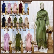 Baju Raya 2023 Abaya Khadeja Jubah Abaya Dress Abaya Hitam Abaya Putih Abaya Lace Abaya Muslimah Jub