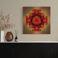 Best-t Mars Yantra | Meditative Geometric Art | Quality Canvas Giclee Print | Vaastu