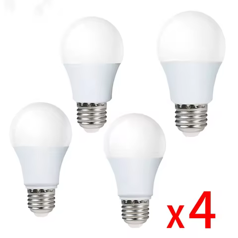 4PCS LED Light Bulbs 220V 6W 9W 12W 15W 20W LED Bulb Energy Saving LED Bulbs E27 E14 B22 Standard Ba