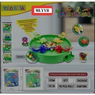 Frog game toy YG10 family game family toy hungry frog toy children's toy frog ball toy