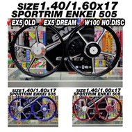 SPORT RIM ENKEI 505 WAVE 100 / EX5 DREAM / ENKEI HYLOS ALLOY FORGED SP505 / 505 / FG505 RCB SP522 W1