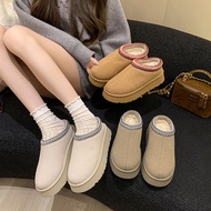 Snow Boots Women's Shoes Winter Fleece Lining Thickened Warm Shoes Fur Integrated Fur Shoes Indoor T