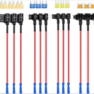 4Style12V Circuit Adapter Power Fuse Kit Fuse Tap Fuse Holder（12One Pack）