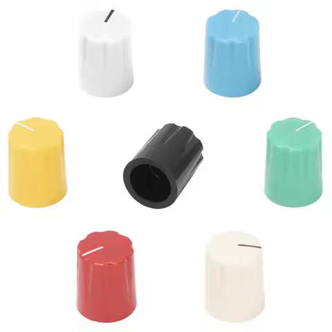 100PCS 18T Davies 1900H Style Knob Guitar Amp Effect Pedal Knobs For Potentiometer