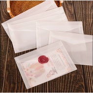 A5 A6 sulfuric acid paper translucent envelope wedding invitation transparent letter envelope a5a6