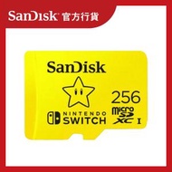 SanDisk - Nintendo MicroSD 256GB UHS-1 100M/R 90M/W 遊戲記憶卡 Switch Card (SDSQXAO-256G-GN3ZN)