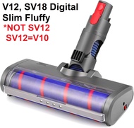 Dyson Soft Roller Cleaner Head with LED for Dyson Cordless Stick Vacuum Cleaner V6 V7 V8 V10 V11 V12 V15 SV10 SV11 SV12 SV18 Digital Slim Fluffy