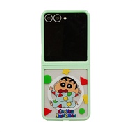 เคสโทรศัพท์สายรัดข้อมือแม่เหล็กลายการ์ตูนสำหรับ Samsung Galaxy Z Flip 5 6 Z Flip6 ZFlip 6 ZFlip6 2 I