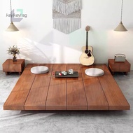 Solid Wood Bed Tatami Japanese Style Floor Board Floating Children S Loft Ultra Low Simple Double He