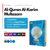 [Saiz A4] Al-Quran Terjemahan | Waqaf Ibtida' | Multazam [Karya Bestari]