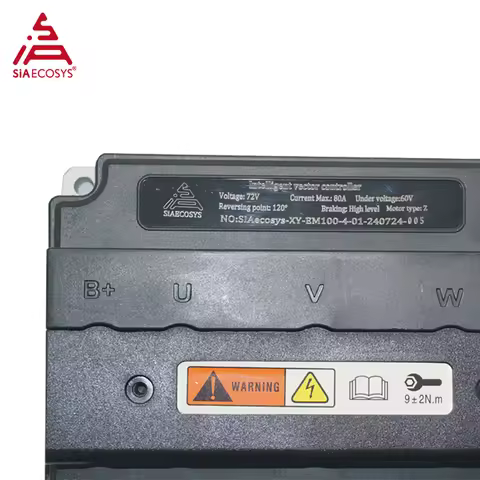 EM100SP V5.0 VOTOL Controller SiAECOSYS 72V 100A 80KPH Controller for 2-3kW Electric Scooter