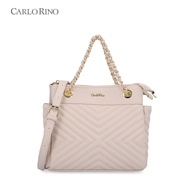 Carlo Rino Nude Croix Top Handle Bag