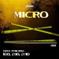 Joran Tegek Micro Fishing JIGMEN Micro Action Lentur Tersedia Ukuran 180cm 210cm 240cm untuk memanci