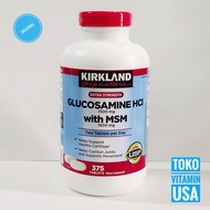 (usa) Glucosamine HCI 1500mg with MSM 1500mg 375 Tablets Kirkland Glucosamine