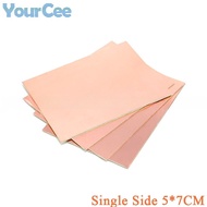 10pcs 5*7cm FR4 PCB Single Side Copper Clad Plate DIY Kit Laminate Circuit  Fiber Material Universal