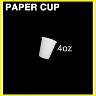 ☂ ◺ ◴ 50pcs. Paper Cup white disposable  (22oz, 16oz, 12oz, 8oz, 6.5oz, 5oz, 4oz, 3oz, 2.5oz)