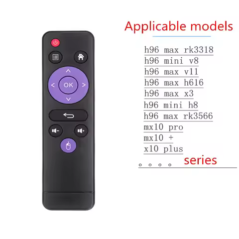 Remote Control For H96 Max 331/ Max X3 /mini V8/ Max H616 Smart Tv Box Android 10/ 9.0 4k Media Play