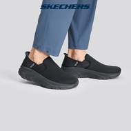 Skechers Men Slip-ins Relaxed Fit D'Lux Walker 2.0 Reeler Shoes - 232463-BBK Air-Cooled Memory Foam