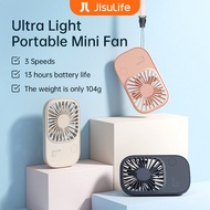 JISULIFE Portable USB Fan Mini Hanging neck Fan Outdoor Sports Electric  Handheld Small