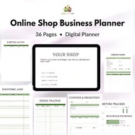 Online Shop Planner Digital | Printable Planner | Receive After Checkout | No Physical Item