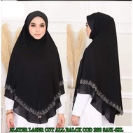 4XL / XXXXL HIGH QUALITYTUDUNG SARUNG LABUH HEAVY CHIFFON 2 LAYER KHIMAR BERDAGU AWNING SCUBA BATU
