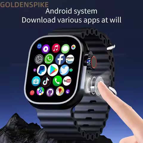 4G Cellular Version DW100 Pro Smart Watch WIFI Smartwatch With Roatry Camera Fingerprint unlock touc