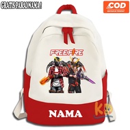 Boys' School Backpack with Freefire Elite Motif Cees gang 2 Characters - Freefire Elite Cees Gank Ch