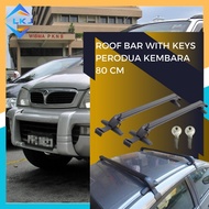 Portable Car Roof Rack Cargo Roof Carrier Luggage Anti Theft Cross Bicycle Roof Bar Kereta 80cm For 