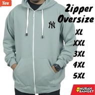 Shopee recommended men's Hoodie Oversized Zipper Hoodie NY Logo Size XL XXL 3XL 4XL 5XL