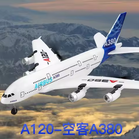 Weili XKA120 Airbus Remote Control Aircraft A380 Aviation Glider Fixed Wing Aircraft Model Airplane 