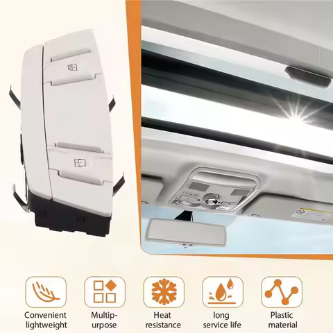 Leading-Car Overhead Console 2 Button Sunroof Switch CJ5Z-15B691-B For Ford Kuga Escape 2013-2019 CJ