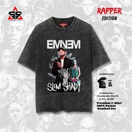 SUPERIOR T-shirt Rapper Eminem Oversized washed tshirt Oversize slimfit sandwash EMINEM-5