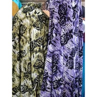 Velvet floral spandex fabric