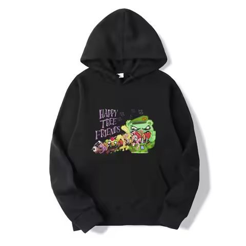 Happy Barbecue Friends Happy Tree Friends Men Thoodies Toothy Lumpy Flippy Cartoon hoodies
