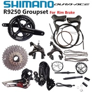 Shimano DURA-ACE R9250 Groupset 12s Di2 R9200 Crankset Cassette V-Brake R9250 Shifter Front Deraille