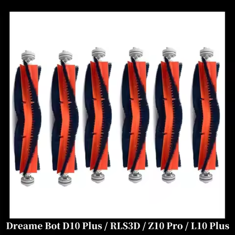 Main Brush For Dreame Bot D10 Plus/ RLS3D/ Z10 Pro/ L10 Plus / D9 /F9 For Xiaomi Mijia 1C 1T 2C Spar