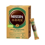 Nescafe Supremo Decaf Americano Instant Coffee Stick , Korea Instant Coffee 10EA, 20n EA, 30EA