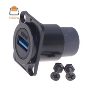D Type Metal USB Port Dual Connector 3.0