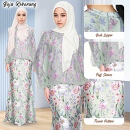 BAJU KURUNG MODEN KATRINA BAJU RAYA 2024 Muslimah Baju kedah sulam Floral Kurung Ironless Plus Size 