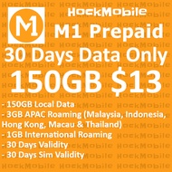 M1 Prepaid $13 150GB Data Pack / 30 Days / Mobile Topup / Recharge