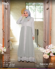 GAMIS NIBRAS TERBARU SELARAS 019 / BAJU NIBRAS TERBARU / GAMIS BUSUI LONGDRESS GAMIS DAILY KEKINIAN 