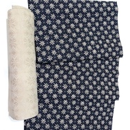 KAIN BATIK SET - Batik Cotton + Plain Dobby