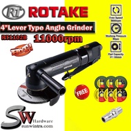 ROTAKE 4" Wheel Size Lever Type Angle Grinder 11000rpm RT-1102B RT1102B F.O.C 3X CUTTING AND GRINDER