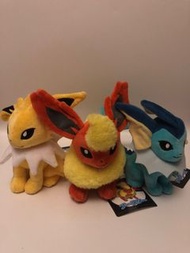 [日本限量直送] [100%新連牌] [Pokémon] Eevee generation 1 evolutions 第一代伊貝進化 火伊貝 水伊貝 雷伊貝