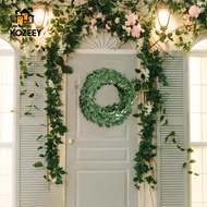 KOZEEY 9.3 Yards Artificial Vines Ivy Vines Wreath Green Leaves Garland Hanging