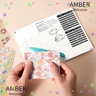 AMBER Craft Paper Cutter, with Measuring Grid Multi-purpose Paper Trimmer Scoring Board, Foldable DI