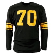 Pro Football Team Jersey Pittsburgh Steelers 1953 Soccer Shirt Long Sleeves Black 70 Rugby Sportswear